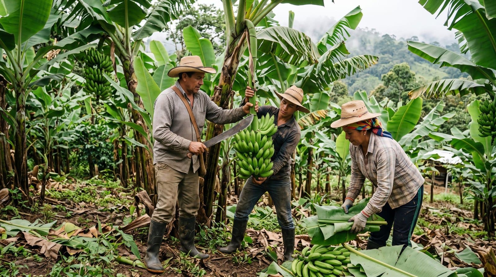 Un proyecto de la Universidad La Gran Colombia estudia prácticas regenerativas en 36 fincas plataneras del Quindío, financiado por Minciencias