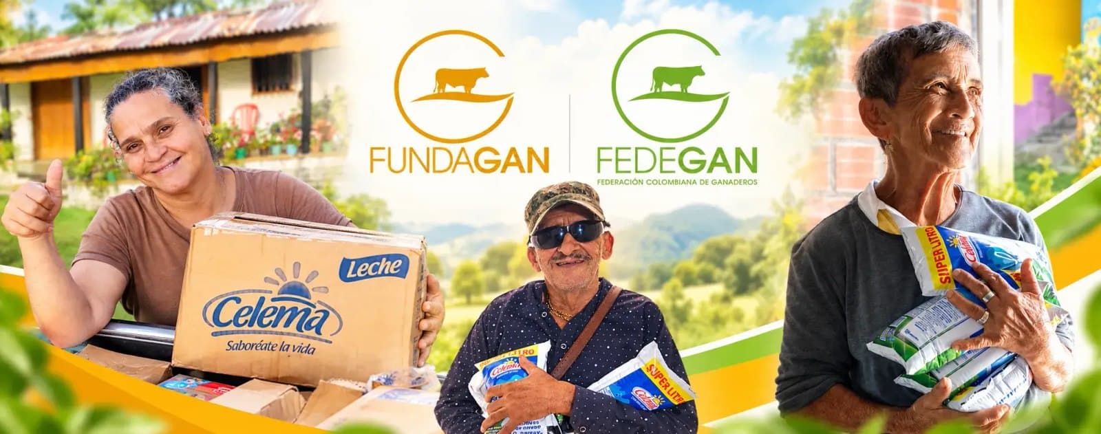 Fundagán y Fedegán entregaron productos lácteos a unas 50 familias de Balboa, Risaralda, afectadas por el terremoto del 10 de agosto, según CONtexto Ganadero